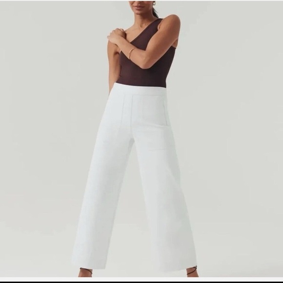 SPANX Pants - SPANX White Wide Leg Pants